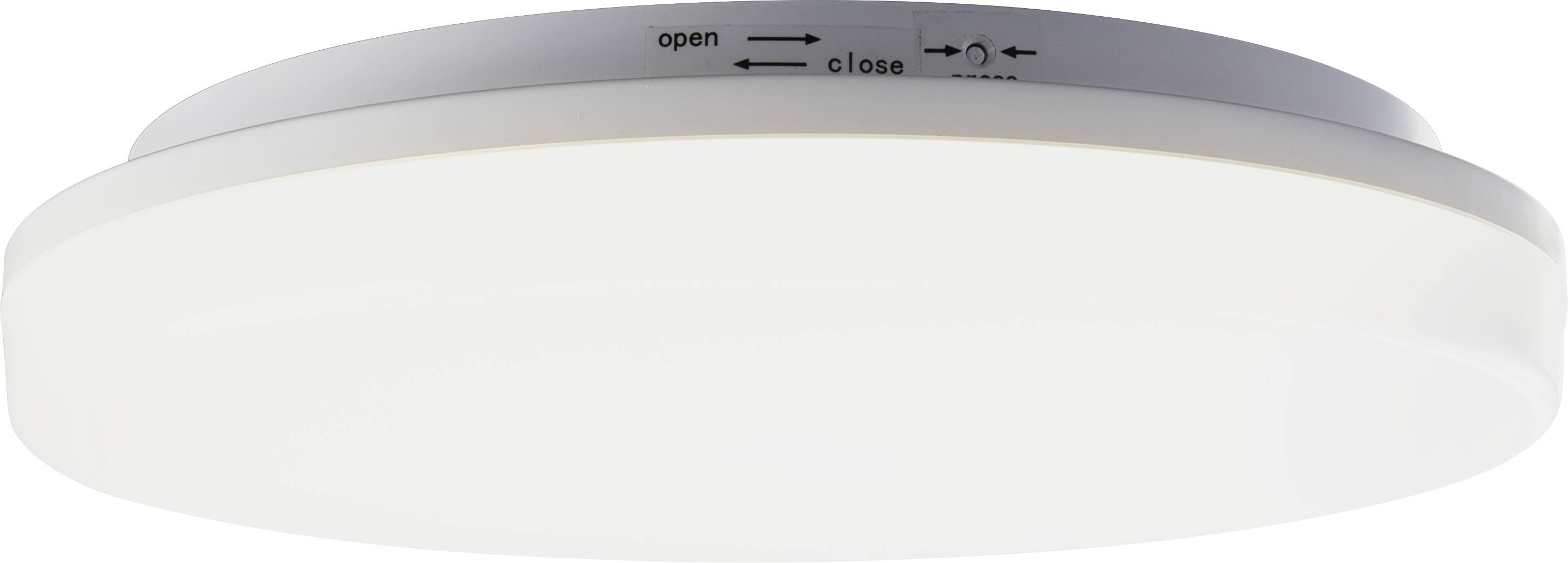 Heitronic PRONTO 500639 LED-Deckenleuchte mit Bewegungsmelder LED fest eingebaut 24 W LED Weiß