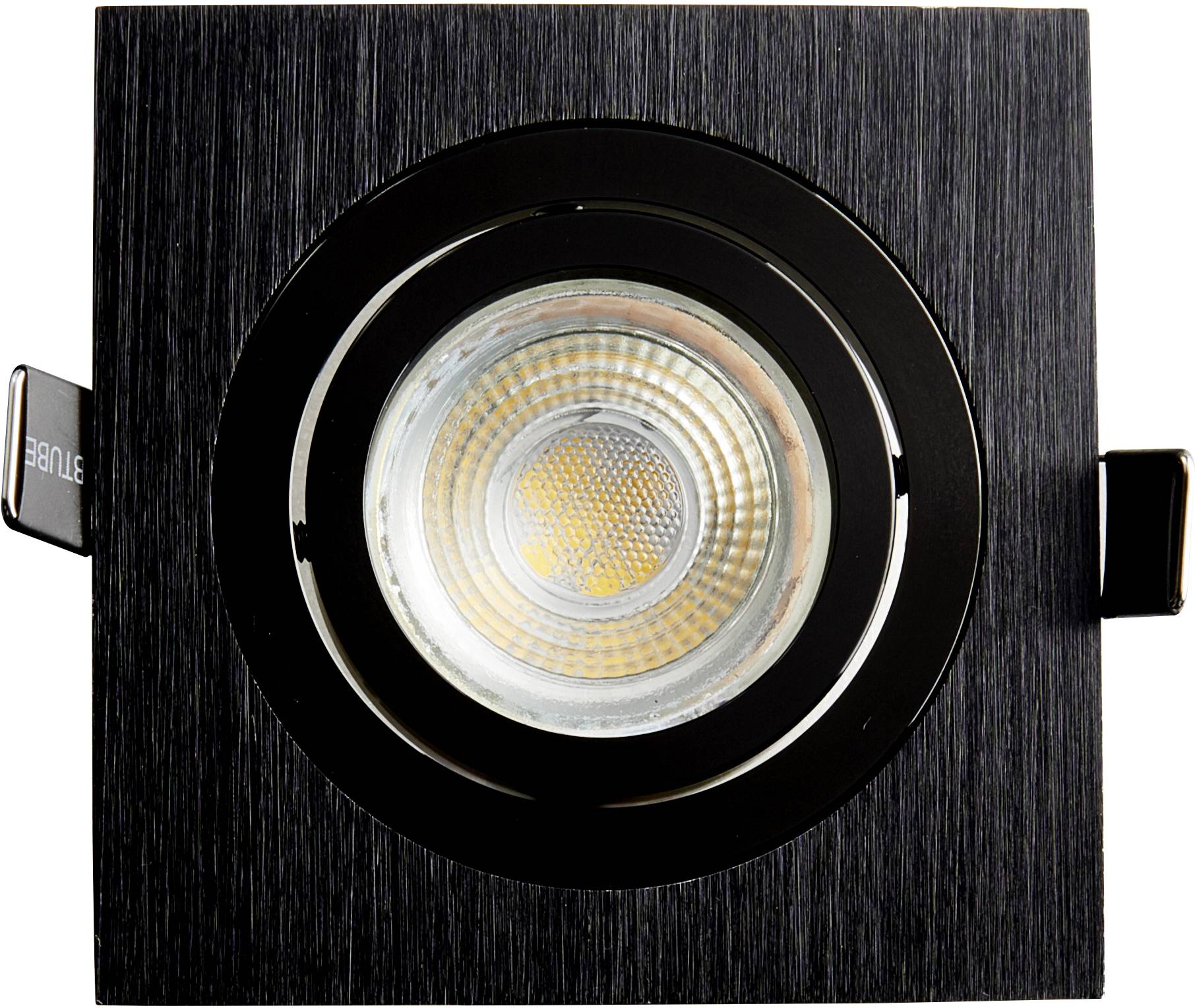 Heitronic 500596 DL7801 LED-Einbauleuchte LED GU10, GU5.3 8W Schwarz