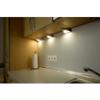 Heitronic GENUA LED-Unterbauleuchte 3er Set LED LED fest eingebaut 6 W Warmweiß Edelstahl Heitronic GENUA LED-Unterbauleuchte 3er Set LED LED fest eingebaut 6 W Warmweiß Edelstahl