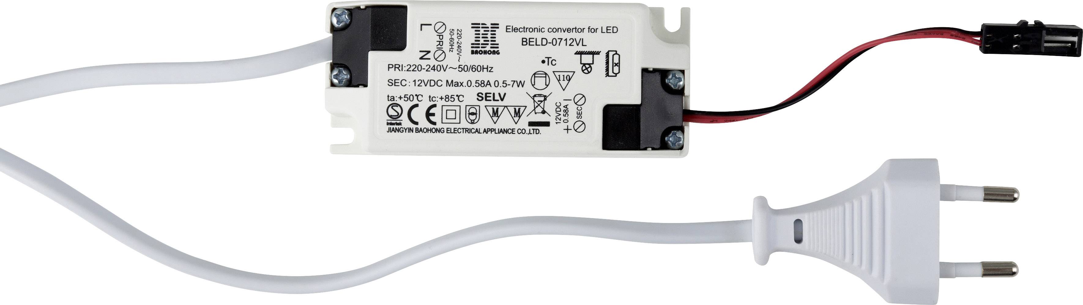 Heitronic GENUA LED-Unterbauleuchte 3er Set LED LED fest eingebaut 6W Warmweiß Edelstahl