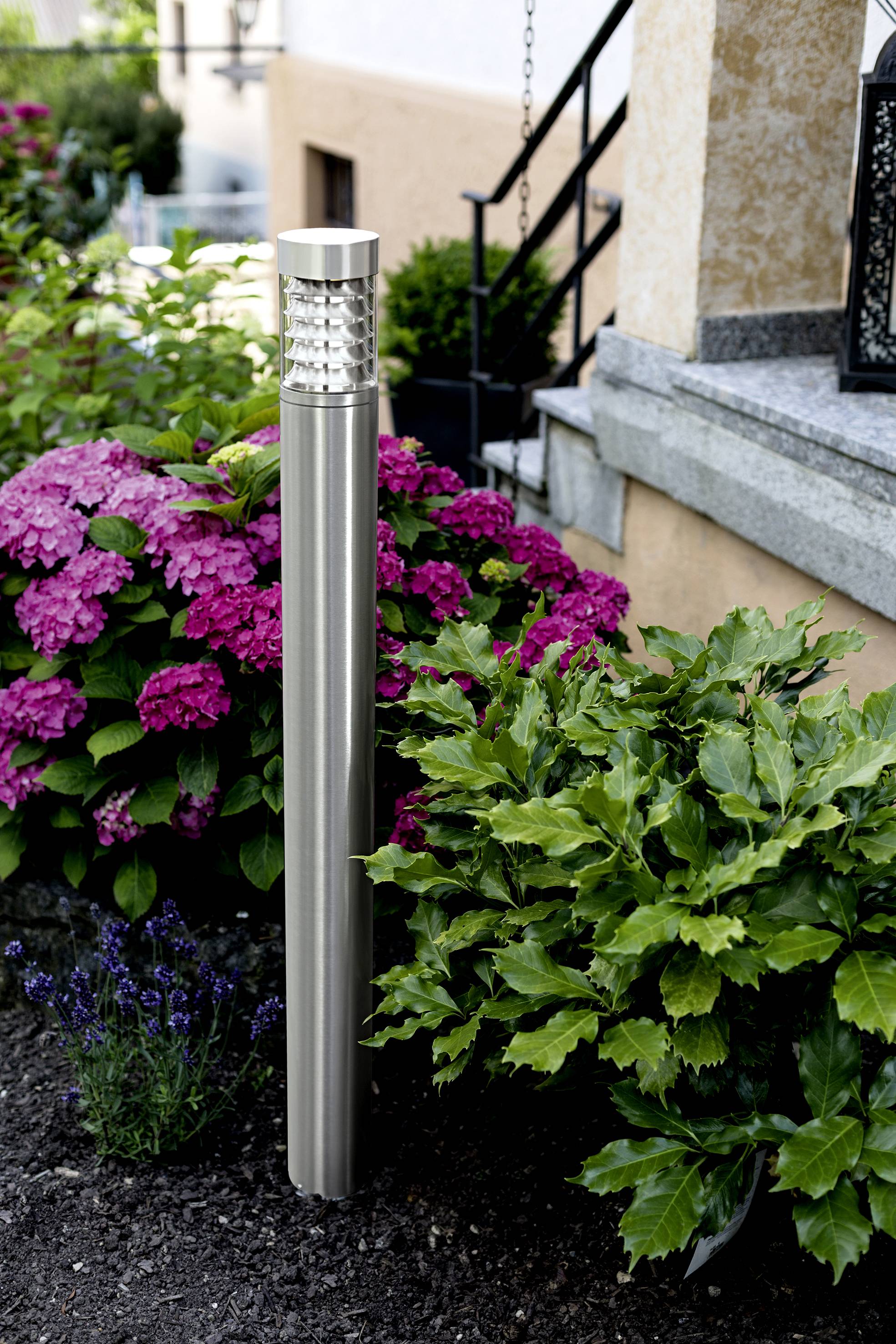 Heitronic 36995 SATURN Außenstandleuchte LED E27 Edelstahl