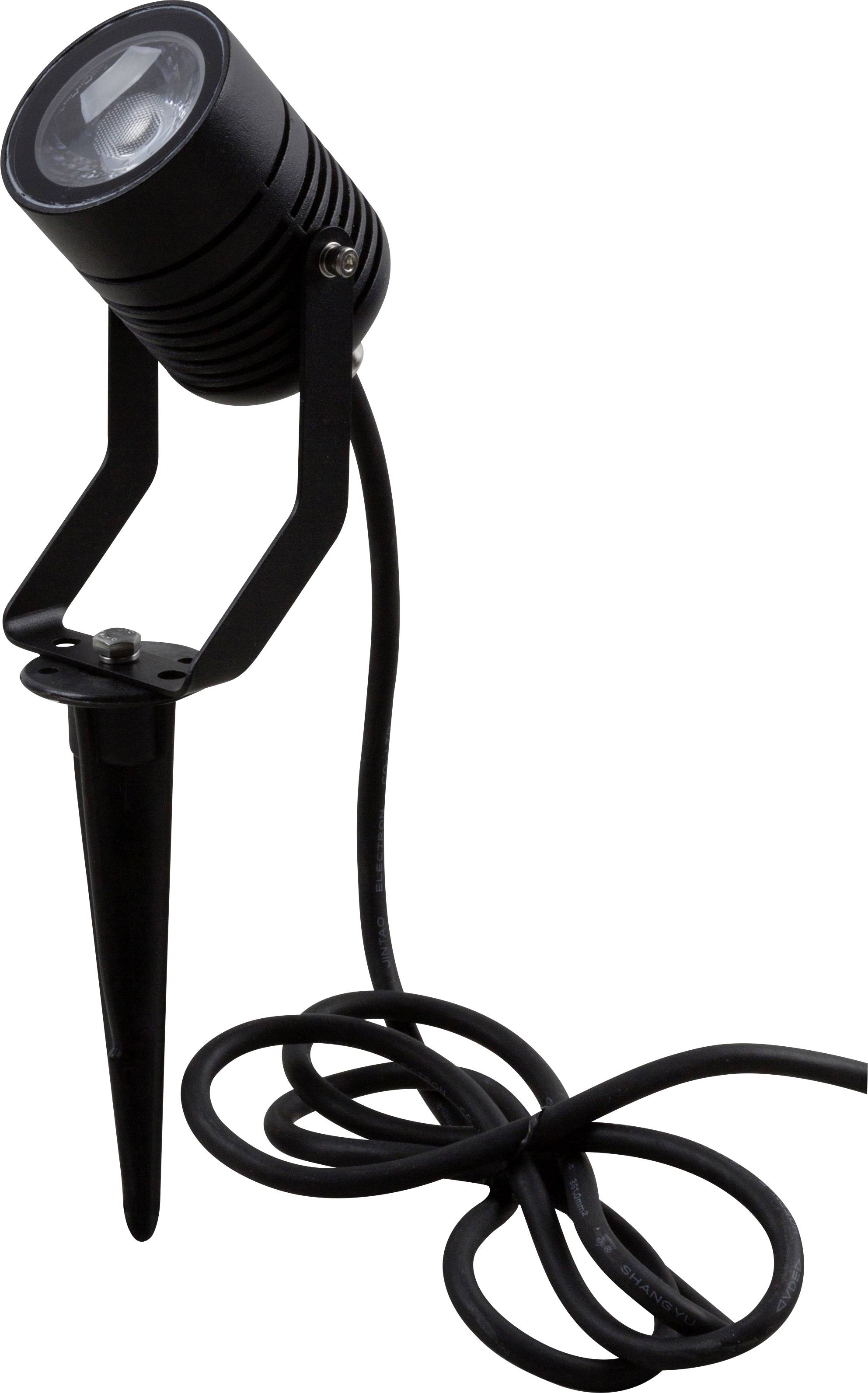 Heitronic PASAS 500031 LED-Außenstrahler LED fest eingebaut 6W LED Anthrazit