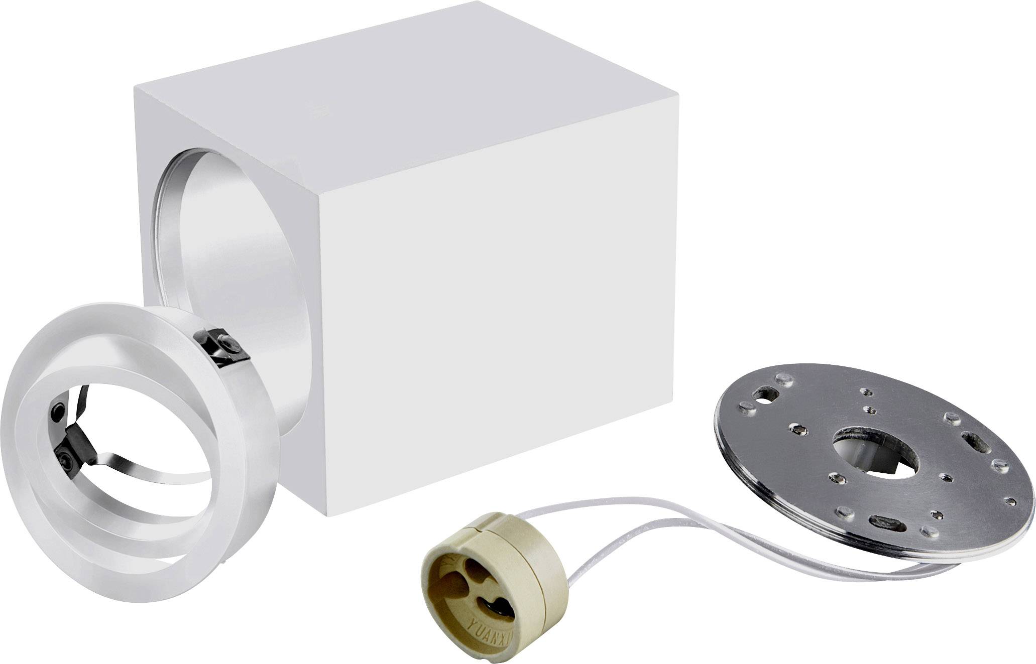 Heitronic 500738 AD9001 Aufbauleuchte LED GU10 12W Weiß