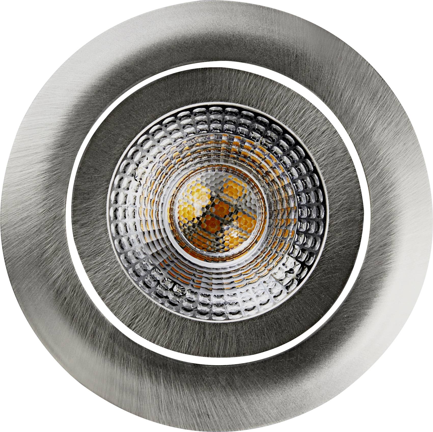 Heitronic 500666 DL7202 LED-Einbauleuchte LED LED fest eingebaut 5W Silber