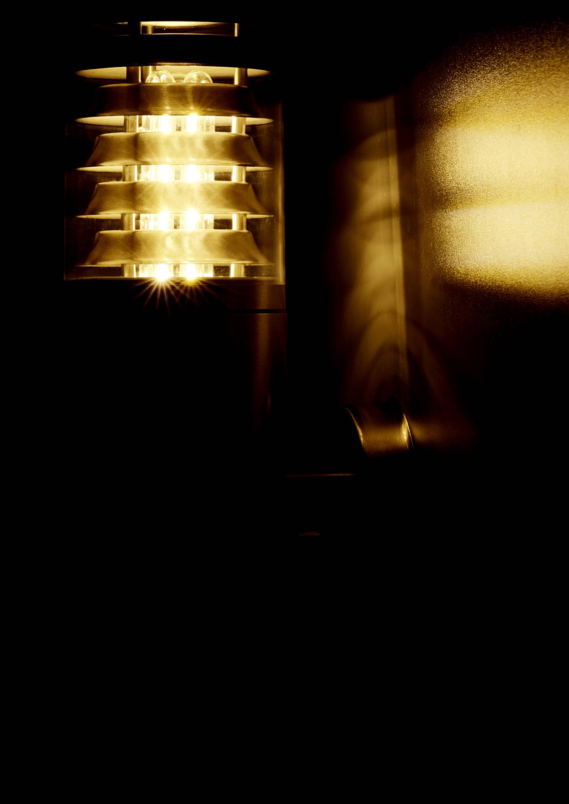 Heitronic SATURN 36886 Wandleuchte E27 Edelstahl