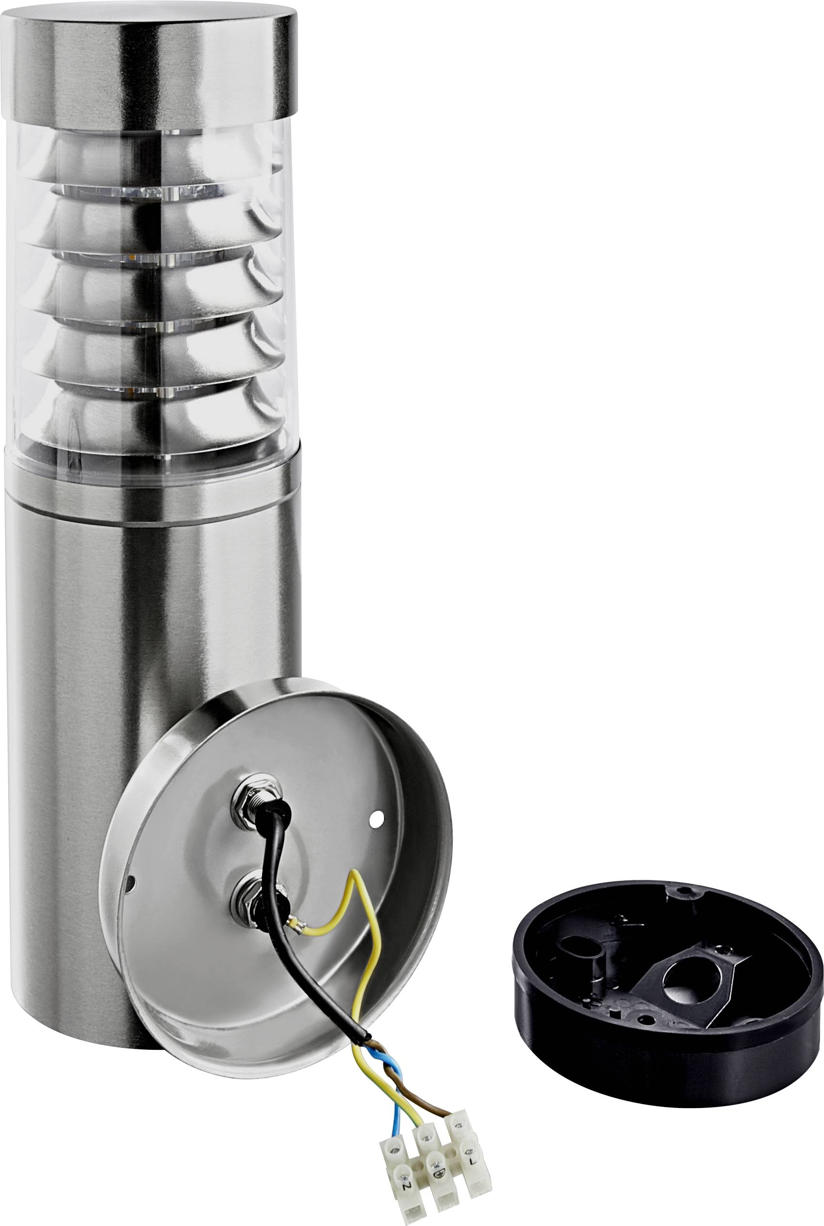 Heitronic SATURN 36886 Wandleuchte E27 Edelstahl