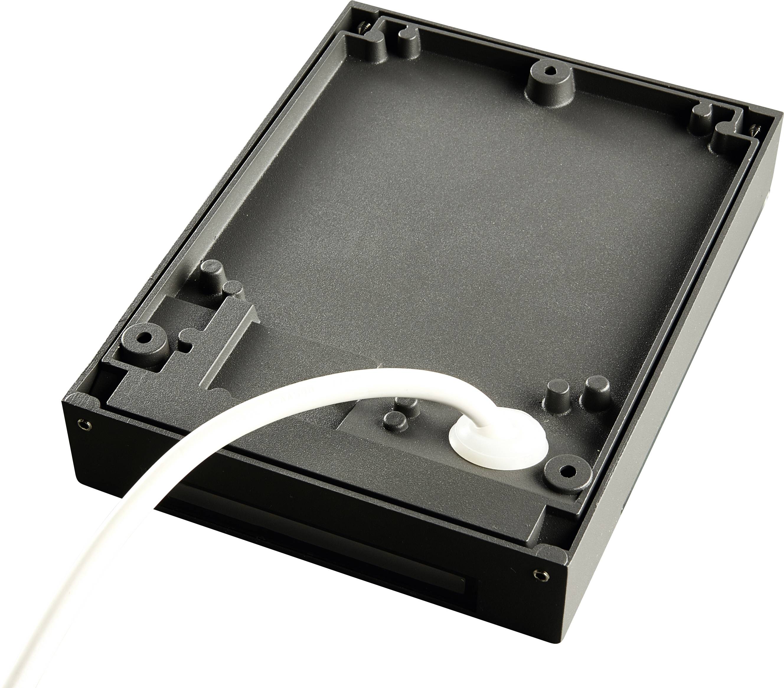 Heitronic PAVIA 500597 LED-Außenwandleuchte 4.5W Schwarz