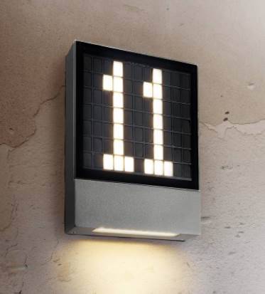 Heitronic PAVIA 500597 LED-Außenwandleuchte 4.5W Schwarz