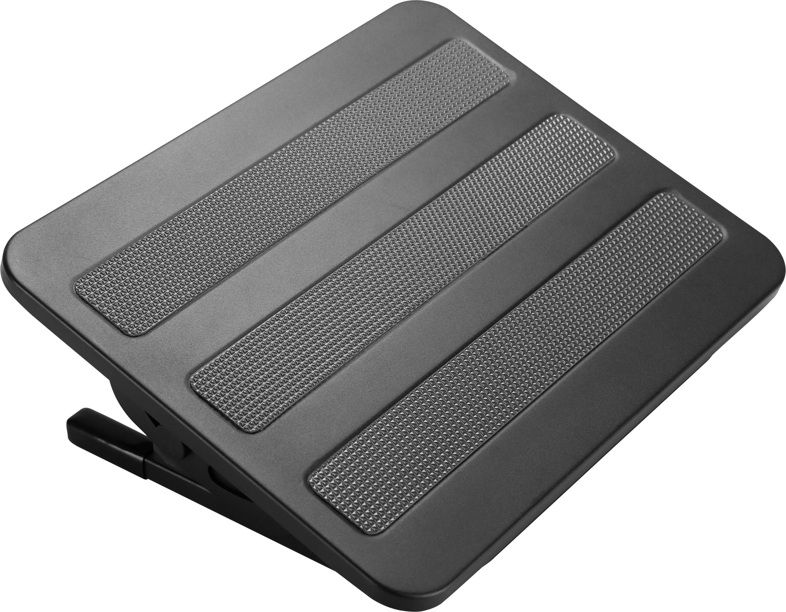 SpeaKa Professional SP-9008932 Fußstütze (B x H x T) 38 x 8 x 30 cm Schwarz