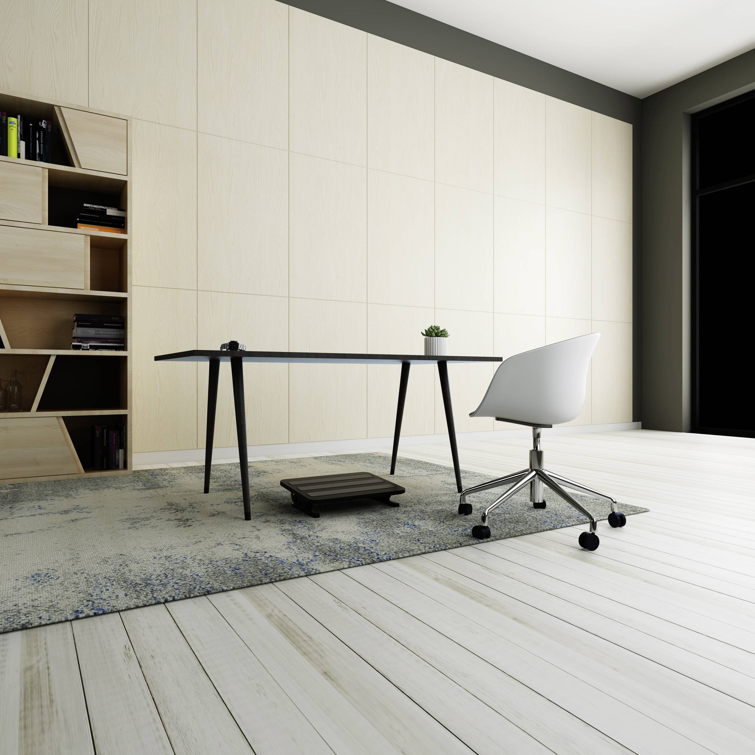 SpeaKa Professional SP-9008932 Fußstütze (B x H x T) 380 x 80 x 300mm Schwarz