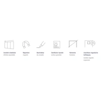 Magnetoplan Whiteboard Infinity Wall Weiß emailliert Magnetoplan Whiteboard Infinity Wall Weiß emailliert