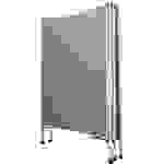 Magnetoplan Präsentationswand Filz Grau beidseitig verwendbar, zusammenklappbar, Pinntafel 1101006