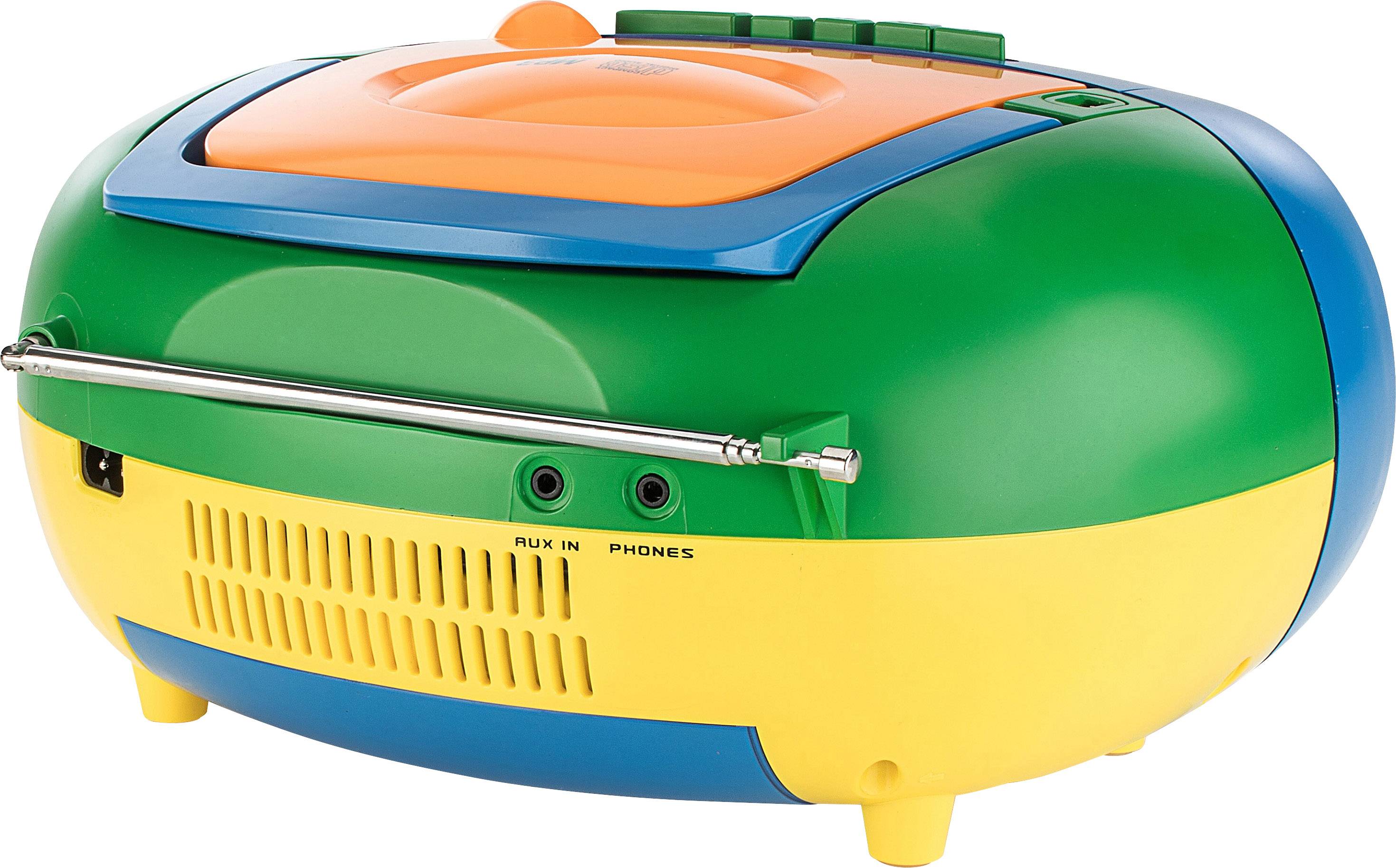 Dual DAB-P 210 Boombox Kassettenradio DAB+, UKW CD, Kassette, AUX Bunt