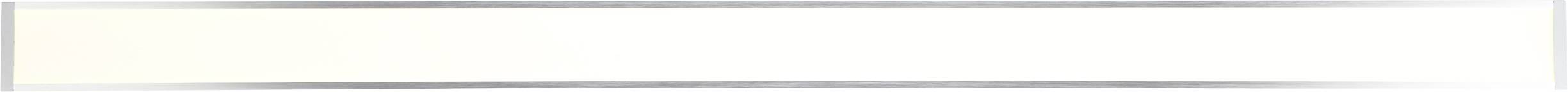 Ein verschwommener, lichter Streifen in der Mitte eines weißen Hintergrunds.