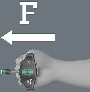 Wera 05023404001 05023404001 416 R Quergriff-Bits-Handhalter mit Rapidaptor Schnellwechselfutter, 1/4" x 45 mm 45 mm