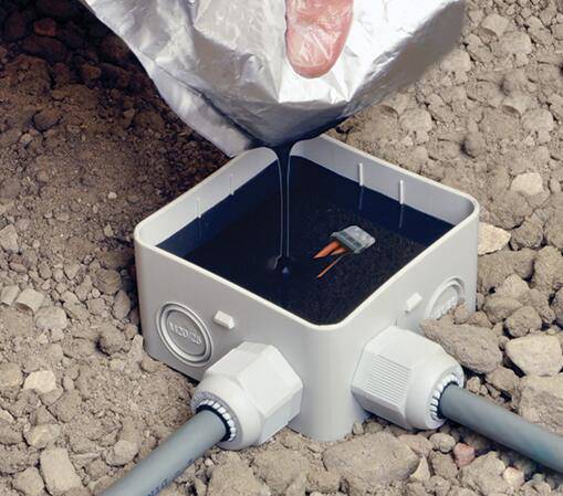 Kaiser Elektro 2521 IP68BOX Outdoor Installations-Set Gießharz Kabel-Ø-Bereich: 11 - 17 mm Inhalt: 1 St.