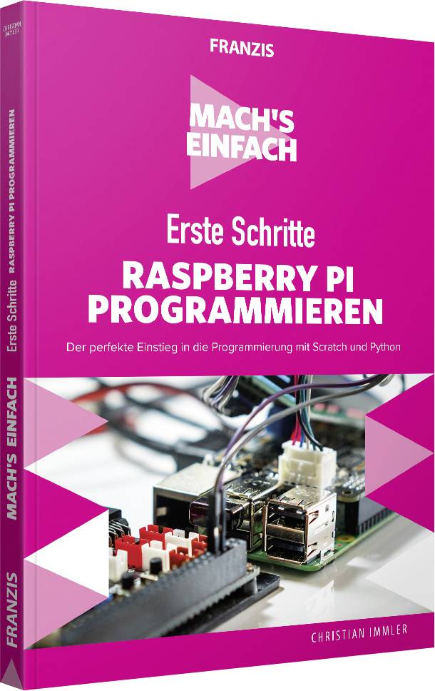 Franzis Verlag Erste Schritte Raspberry Pi programmieren 60626 1St.