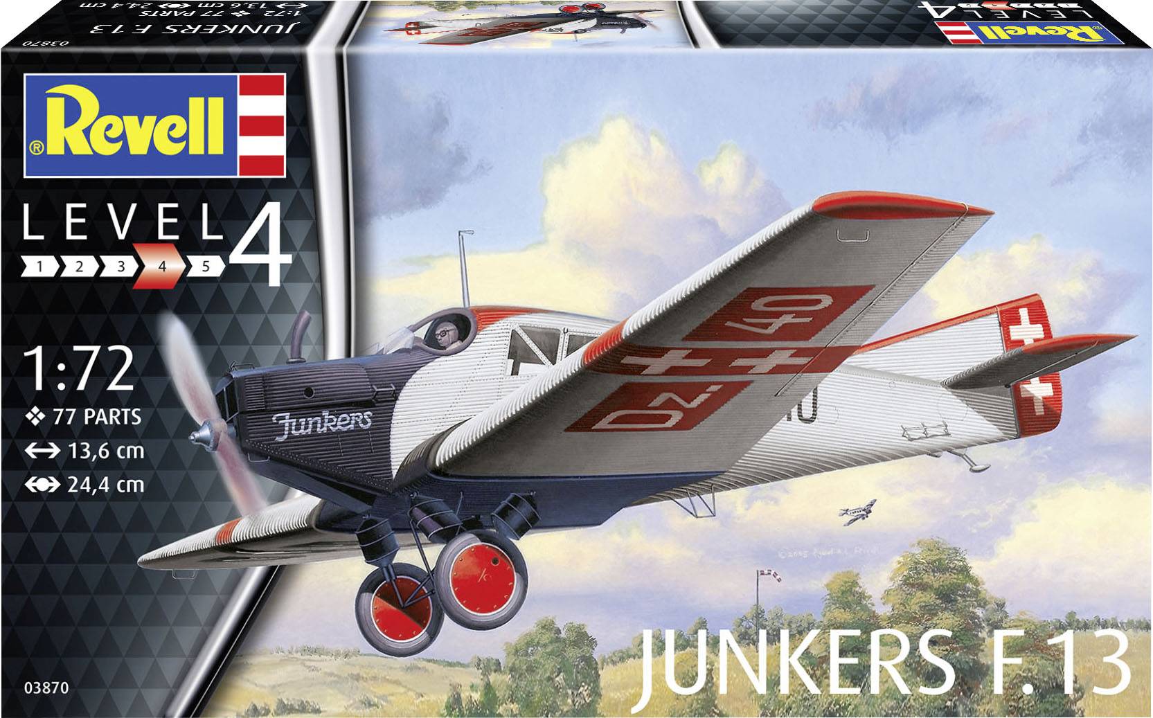 Revell 03870 Junkers F.13 Flugmodell Bausatz 1:72