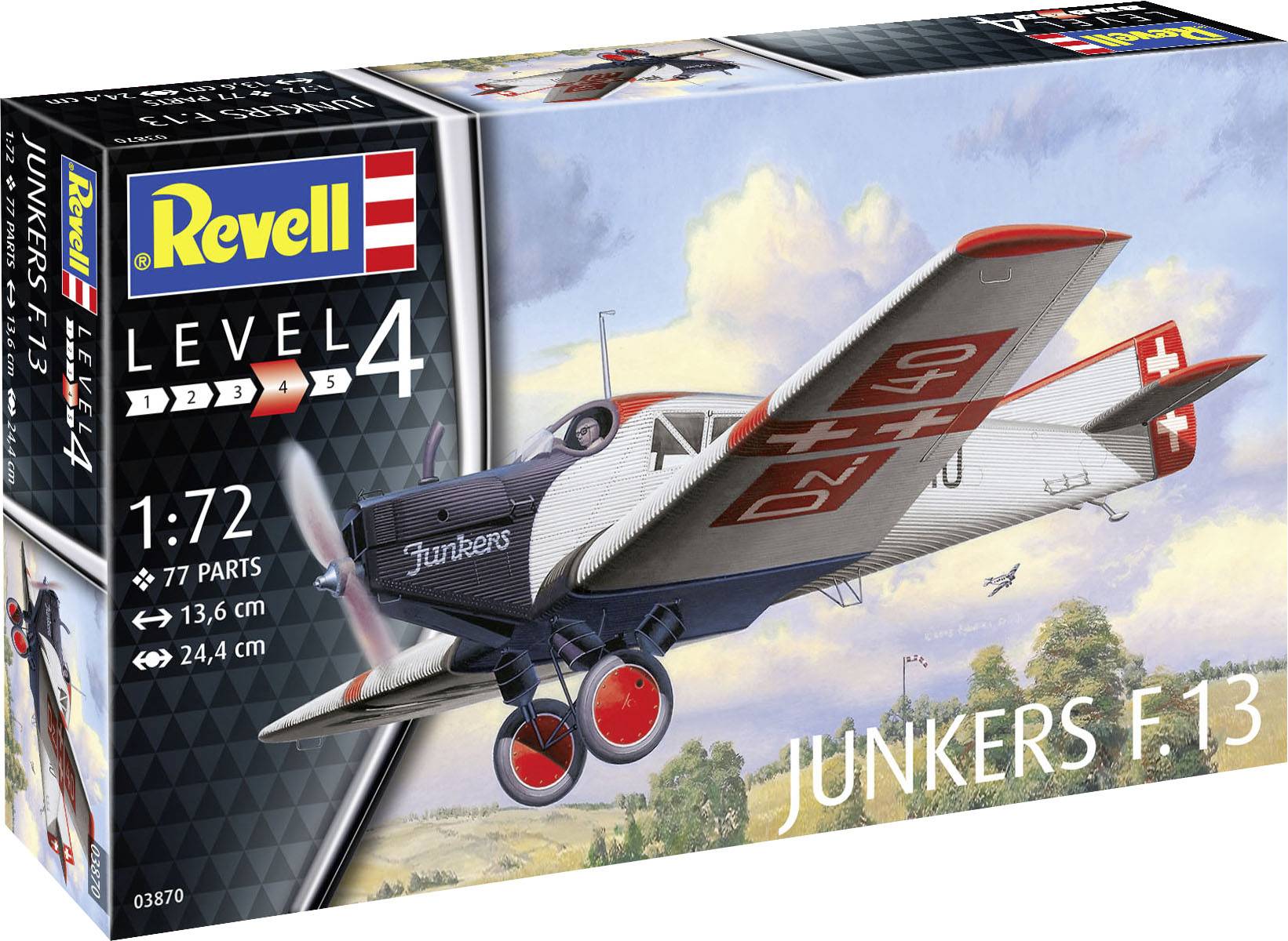 Revell 03870 Junkers F.13 Flugmodell Bausatz 1:72