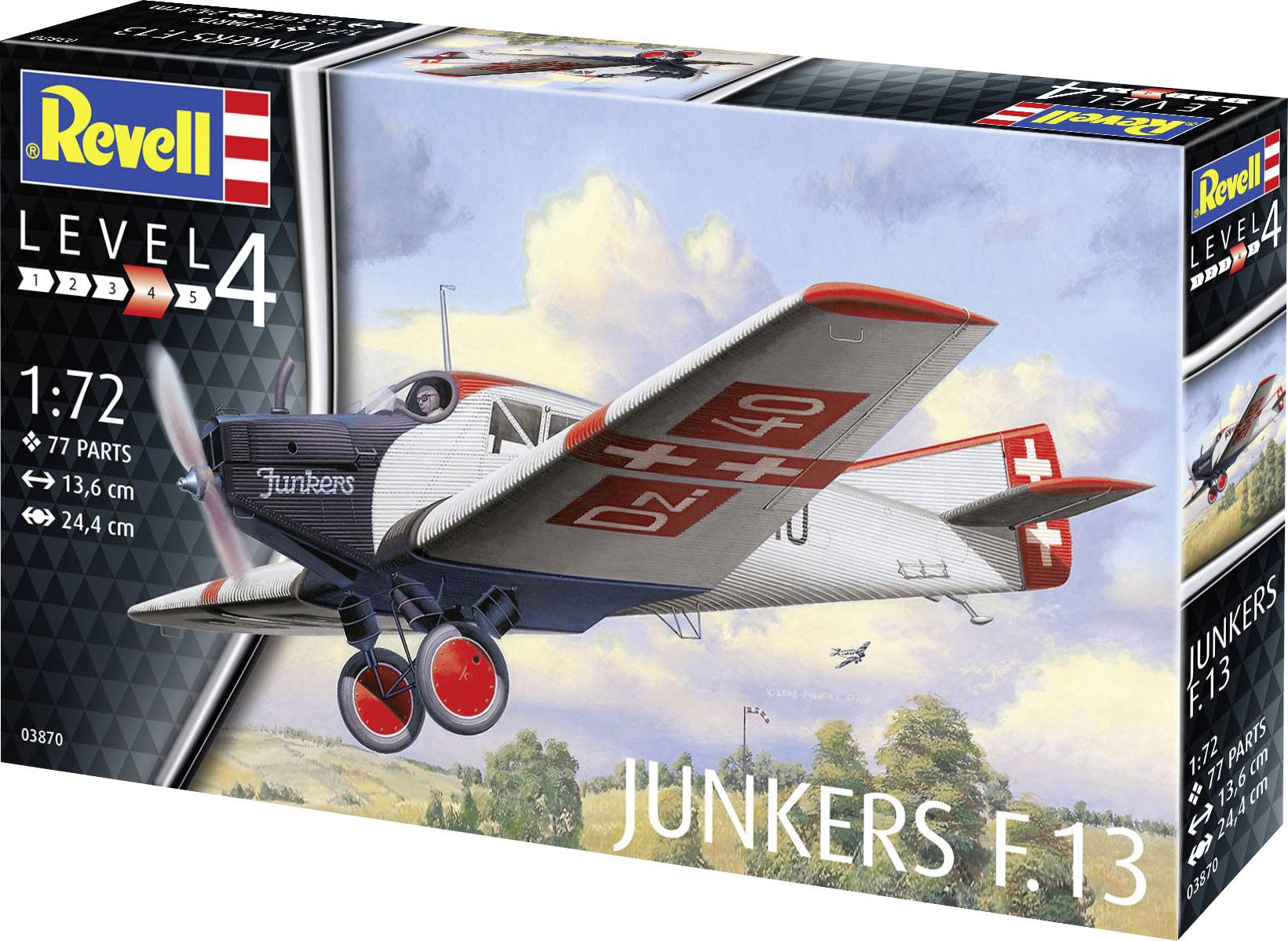 Revell 03870 Junkers F.13 Flugmodell Bausatz 1:72