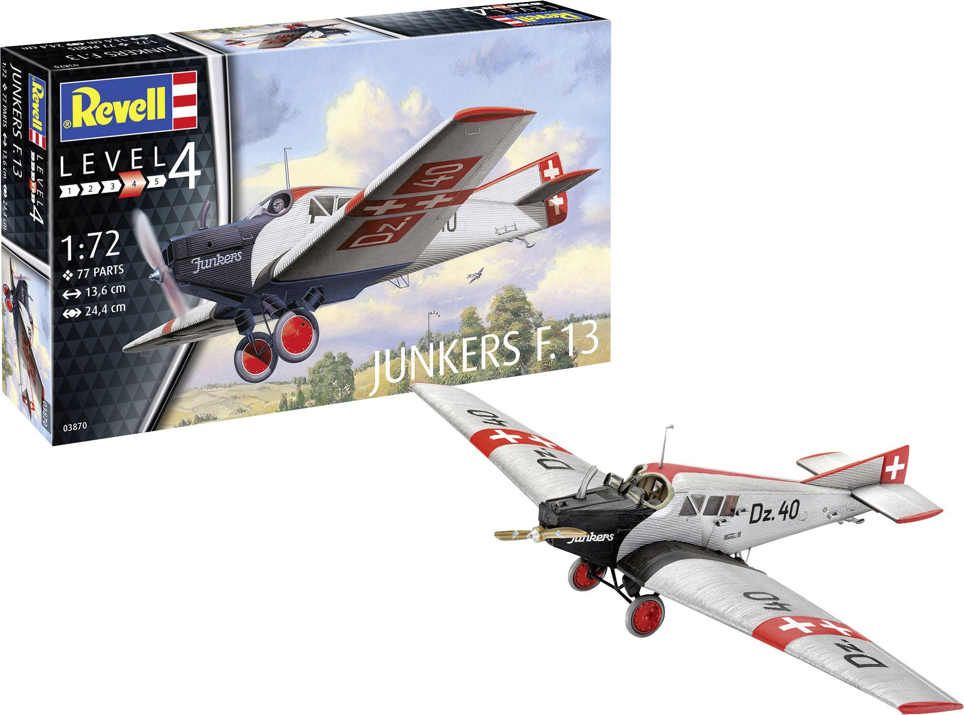 Revell 03870 Junkers F.13 Flugmodell Bausatz 1:72