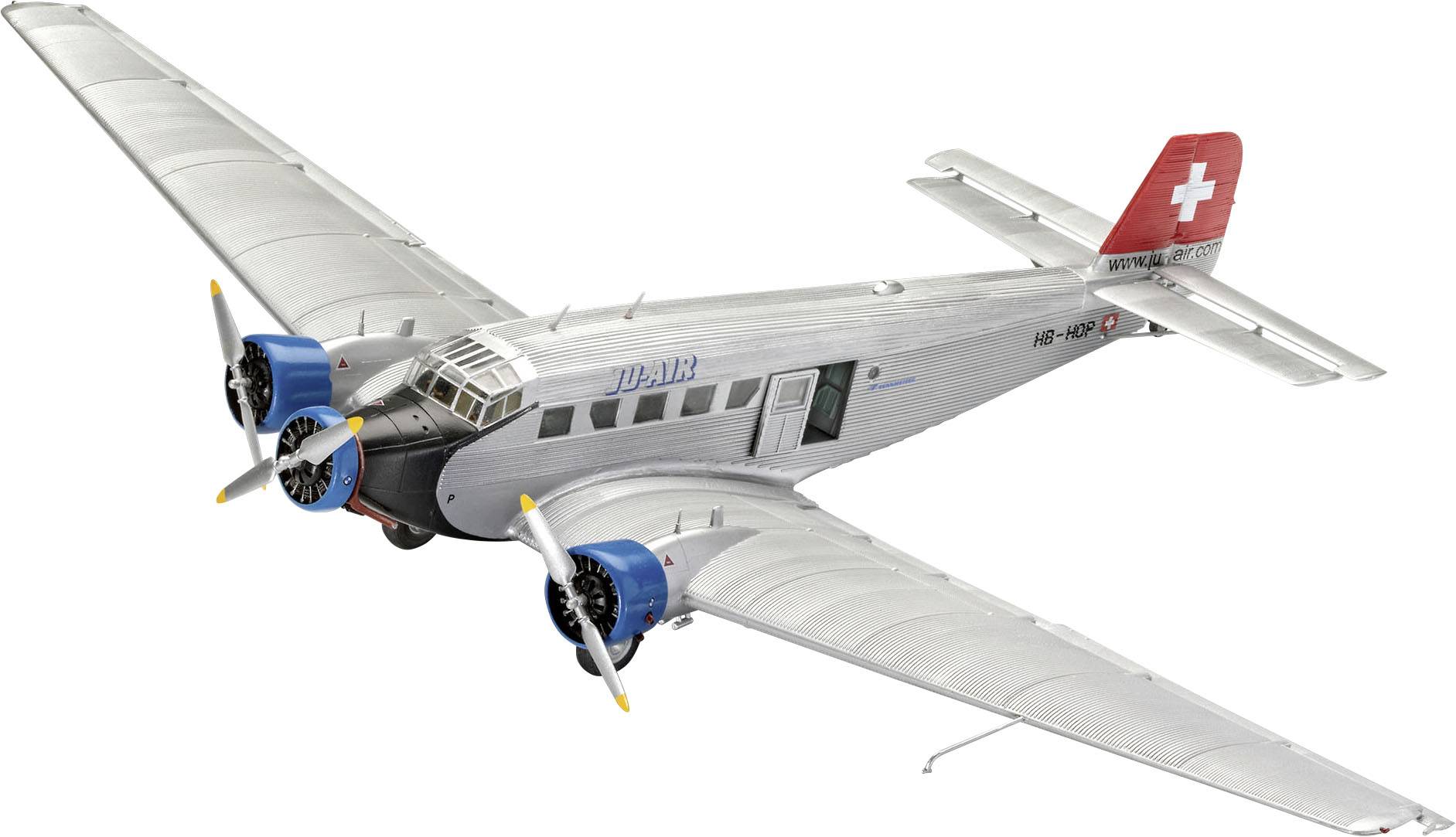 Revell 04975 Junkers Ju52/3m Civil Flugmodell Bausatz 1:72