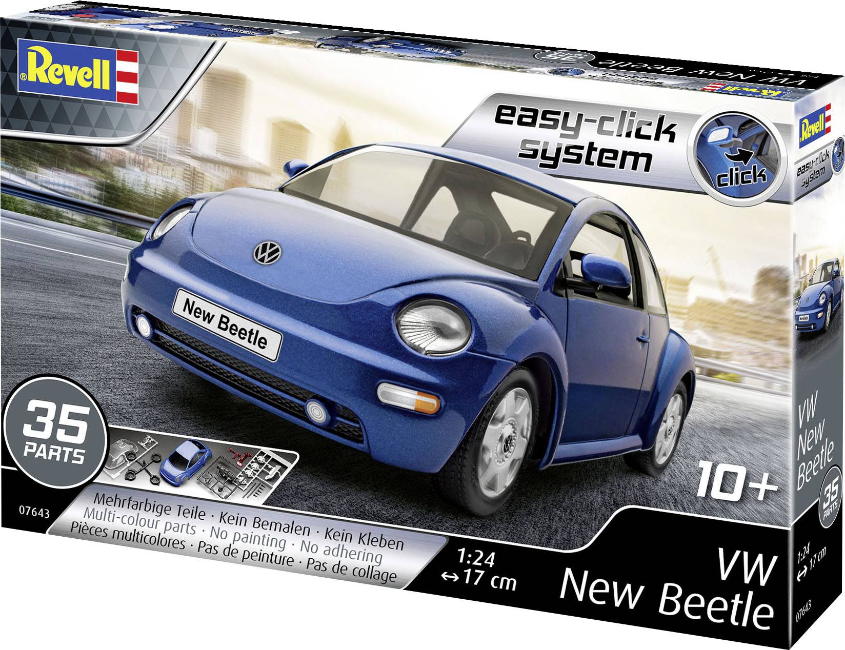 Revell 07643 VW New Beetle Automodell Bausatz 1:24