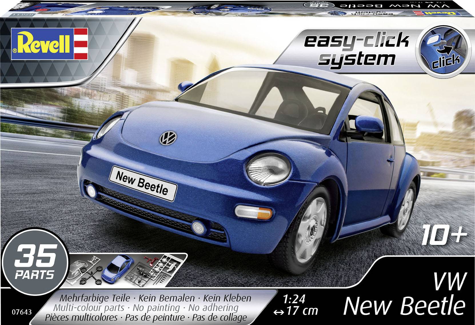 Revell 07643 VW New Beetle Automodell Bausatz 1:24