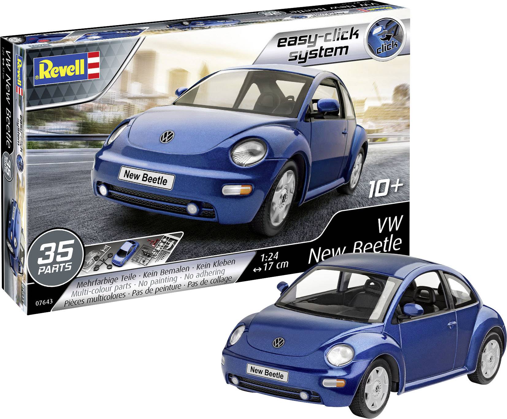 Revell 07643 VW New Beetle Automodell Bausatz 1:24