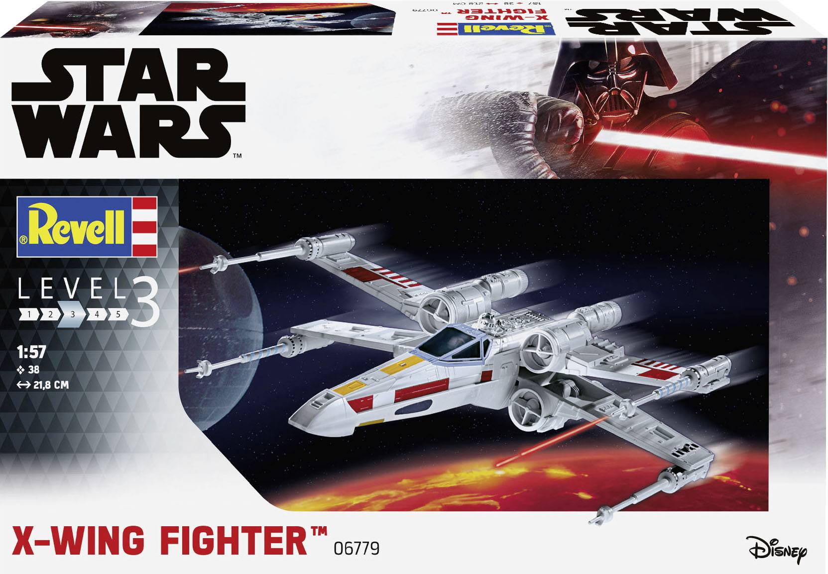 Revell 06779 Star Wars X-wing Fighter Science Fiction Bausatz 1:57
