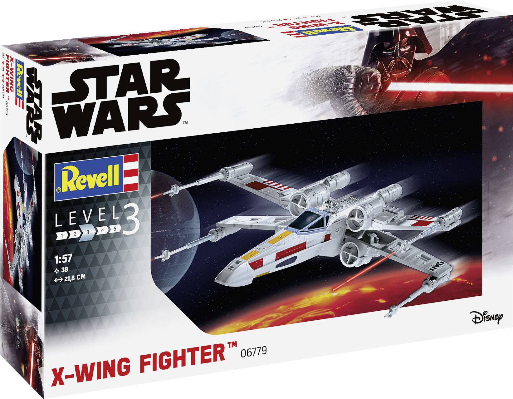 Revell 06779 Star Wars X-wing Fighter Science Fiction Bausatz 1:57