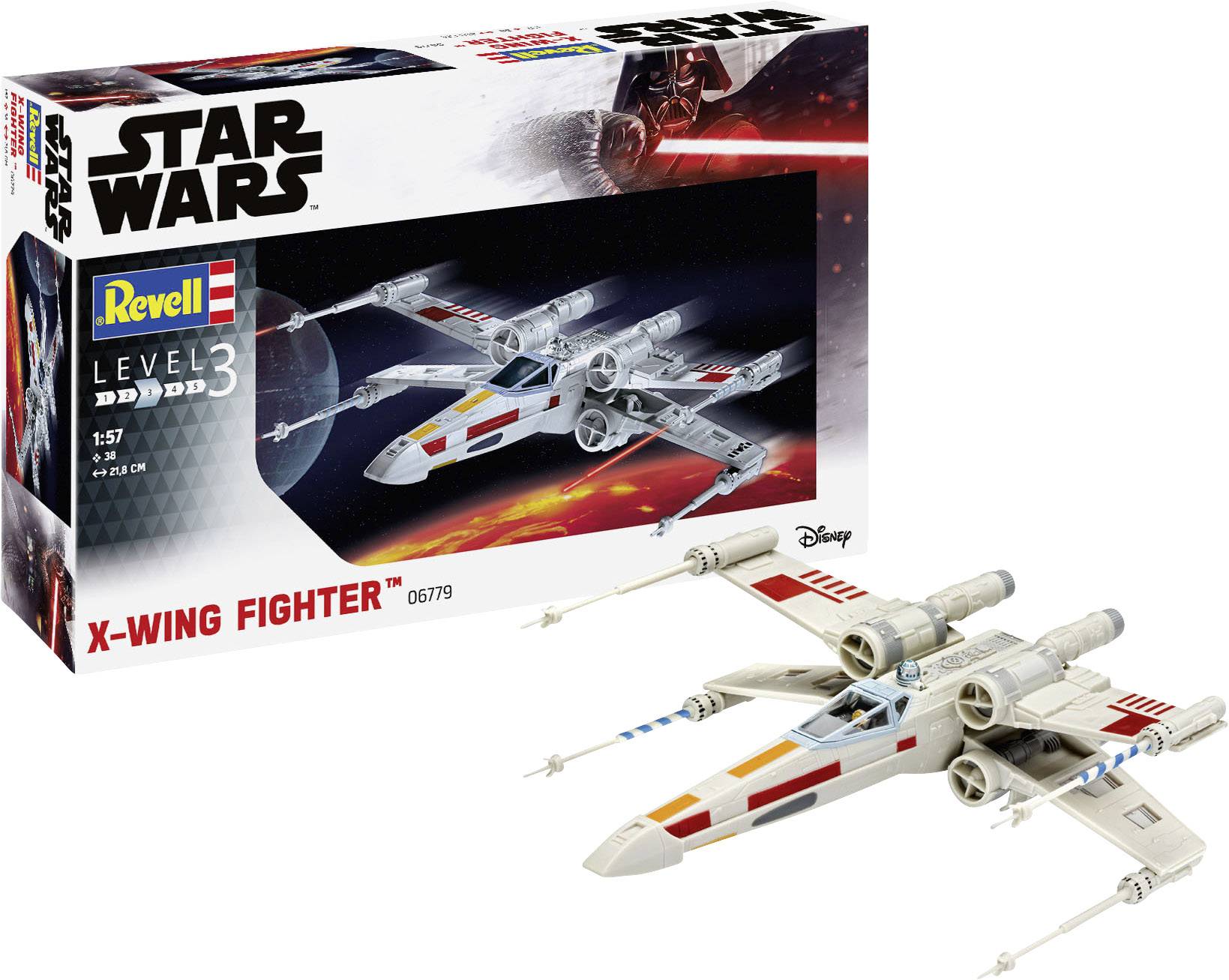 Revell 06779 Star Wars X-wing Fighter Science Fiction Bausatz 1:57