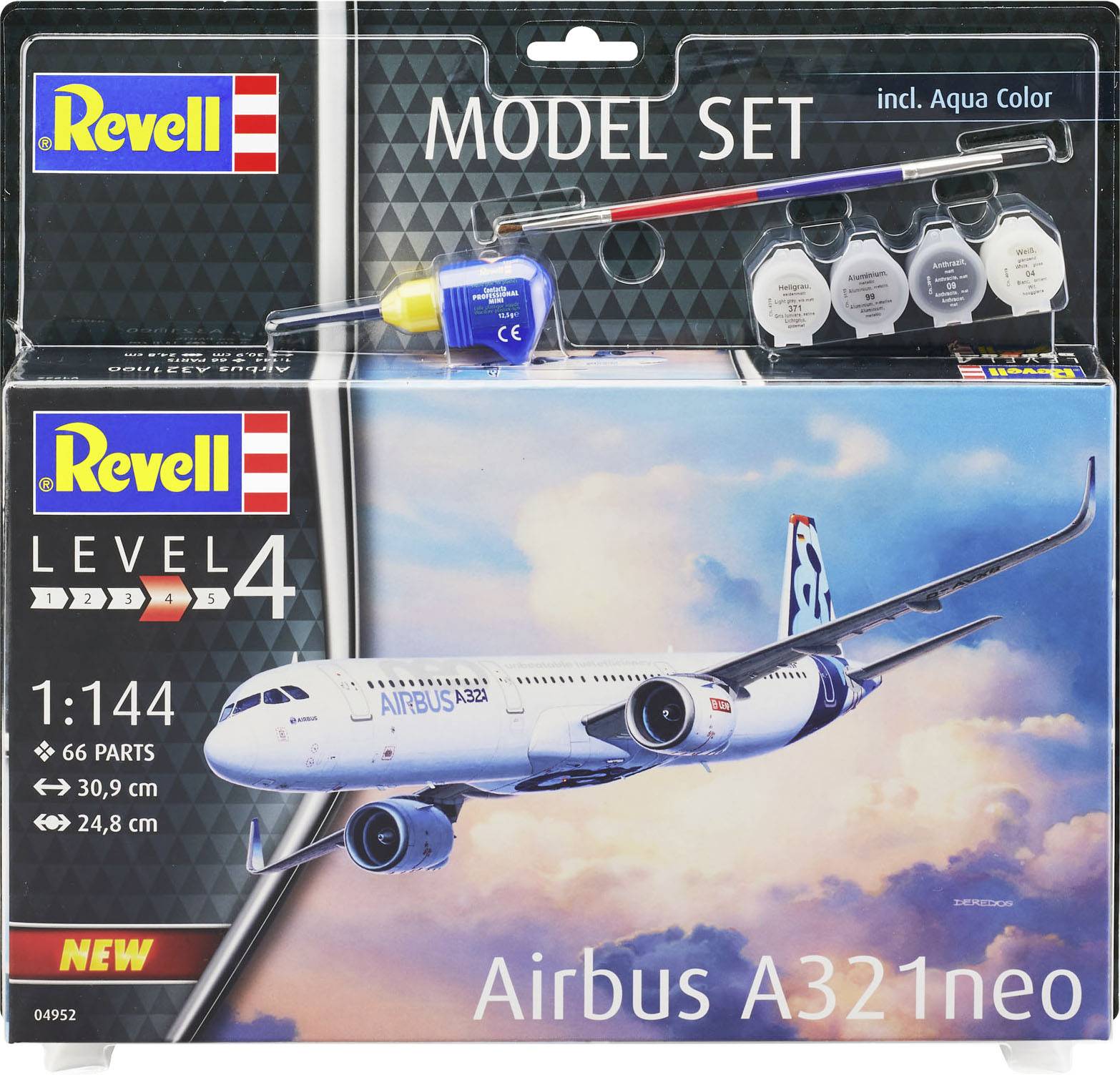 Revell 64952 Airbus A321 Neo Flugmodell Bausatz 1:144
