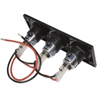 ProCar Einbausteckdose mit 3 Powersteckdosen Belastbarkeit Strom max.=20A 12 V, 24V ProCar Einbausteckdose mit 3 Powersteckdosen Belastbarkeit Strom max.=20A 12 V, 24V