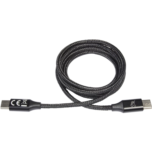 ProCar USB-Ladekabel USB-C® Stecker 1.00m Schwarz 52009000 ProCar USB-Ladekabel USB-C® Stecker 1.00m Schwarz 52009000