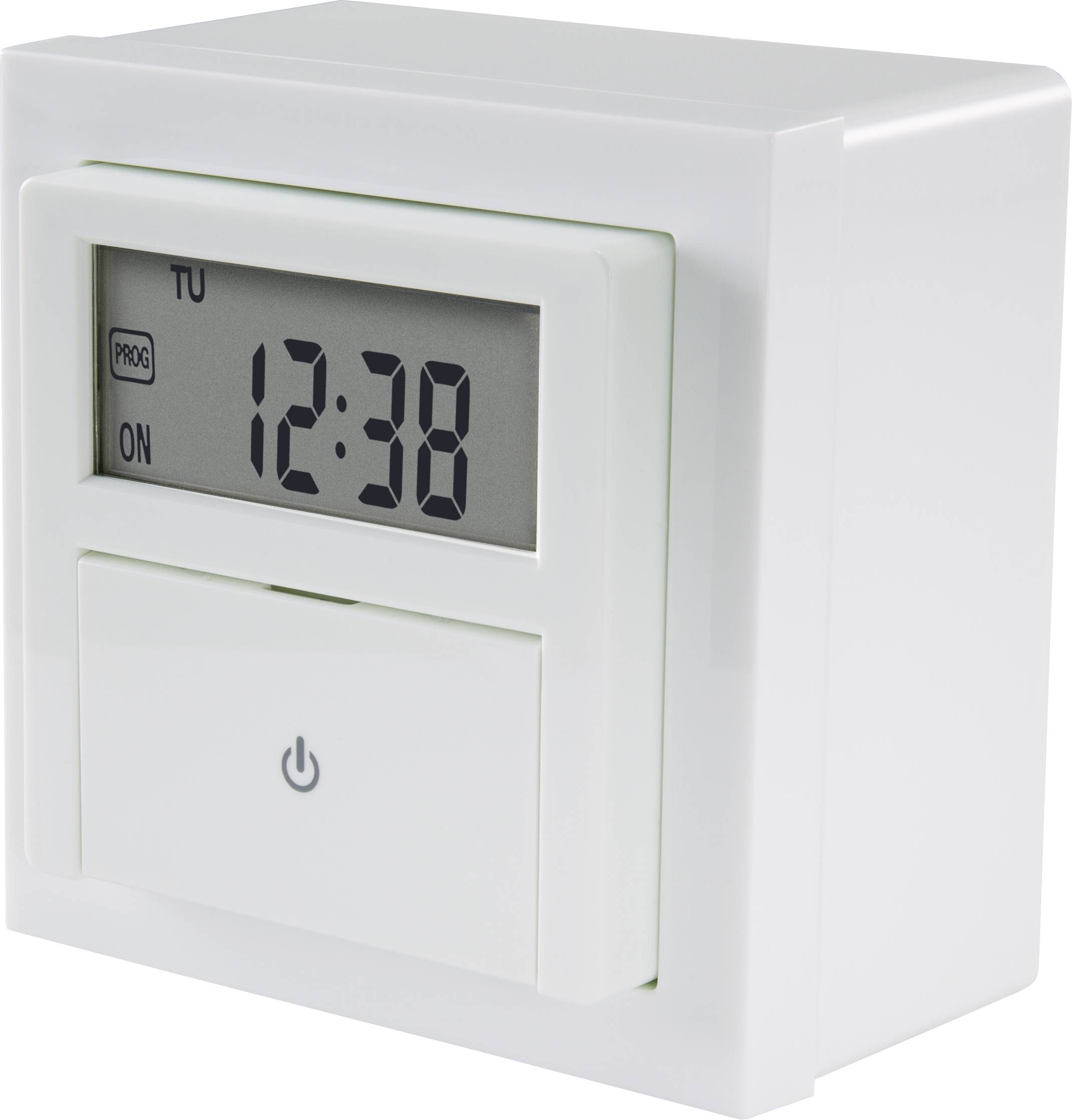 Sygonix SY-4504968 Unterputz-Timer digital Wochenprogramm 1800W Countdown-Funktion, inkl. Aufputzrahmen, START/STOPP-Funktion
