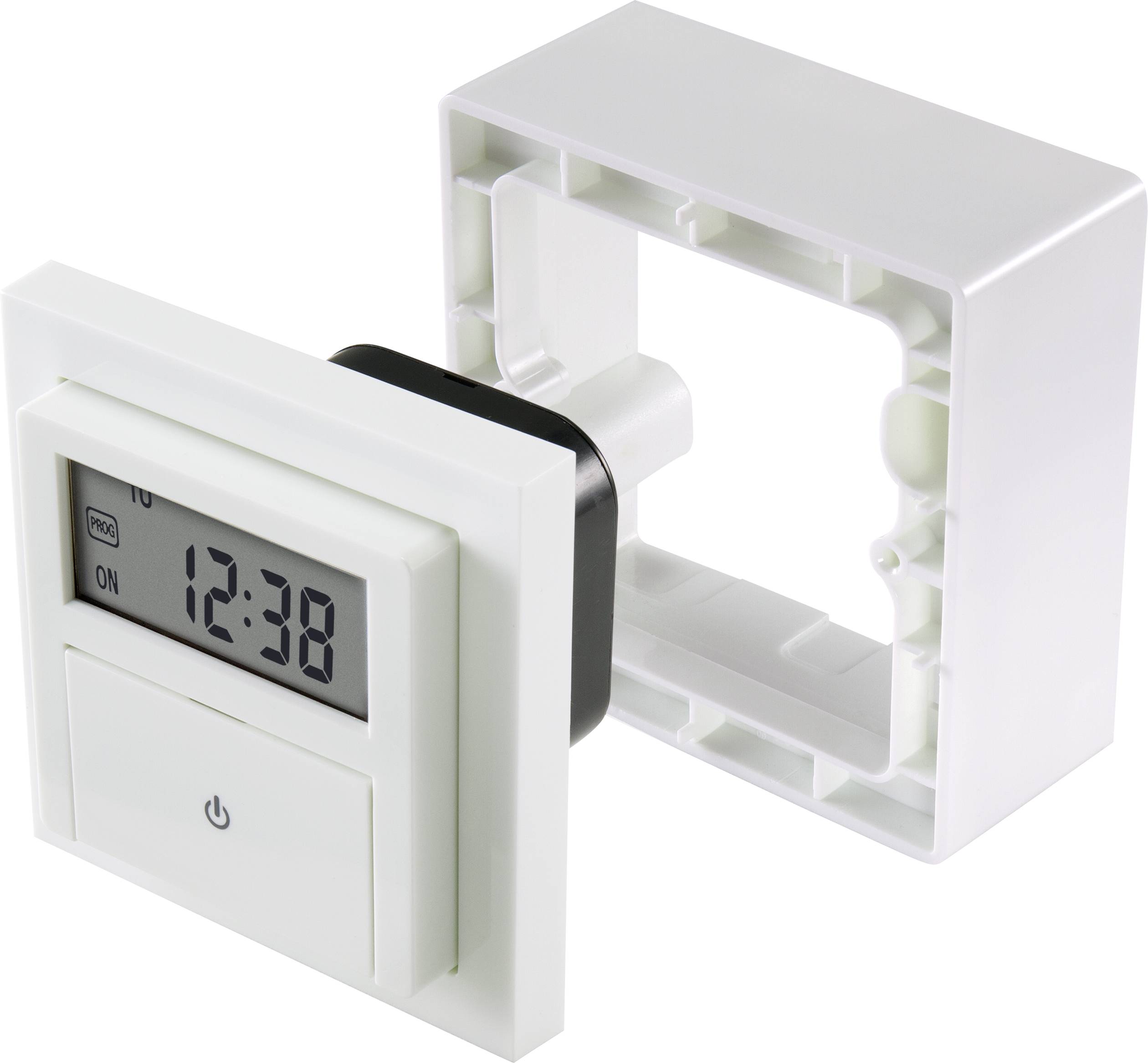 Sygonix SY-4504968 Unterputz-Timer digital Wochenprogramm 1800W Countdown-Funktion, inkl. Aufputzrahmen, START/STOPP-Funktion