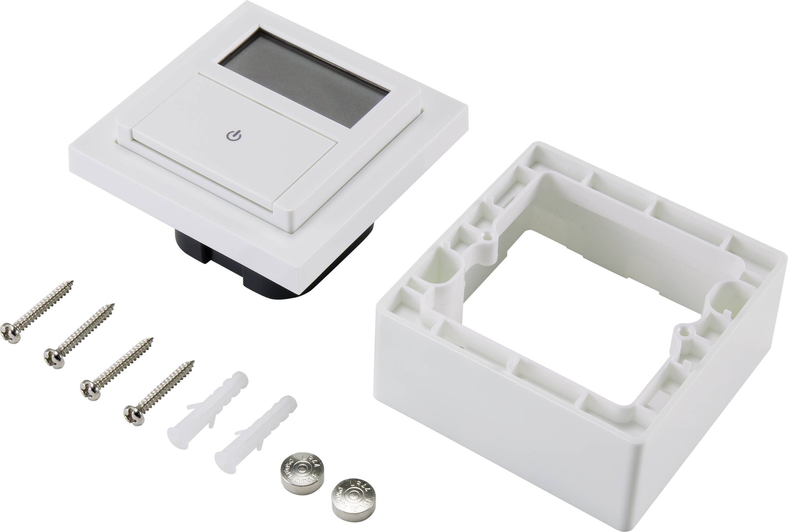 Sygonix SY-4504968 Unterputz-Timer digital Wochenprogramm 1800W Countdown-Funktion, inkl. Aufputzrahmen, START/STOPP-Funktion