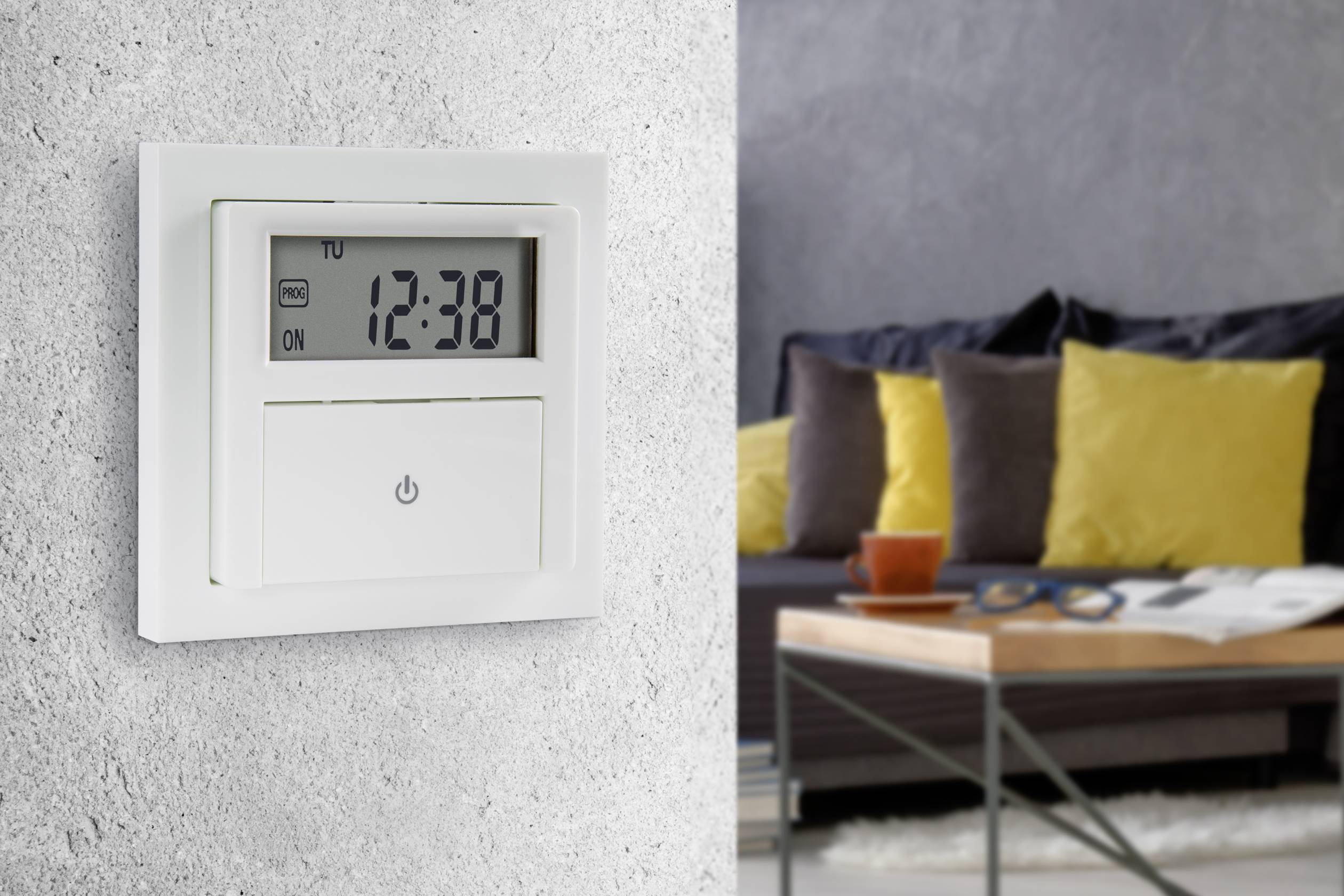 Sygonix SY-4504968 Unterputz-Timer digital Wochenprogramm 1800W Countdown-Funktion, inkl. Aufputzrahmen, START/STOPP-Funktion