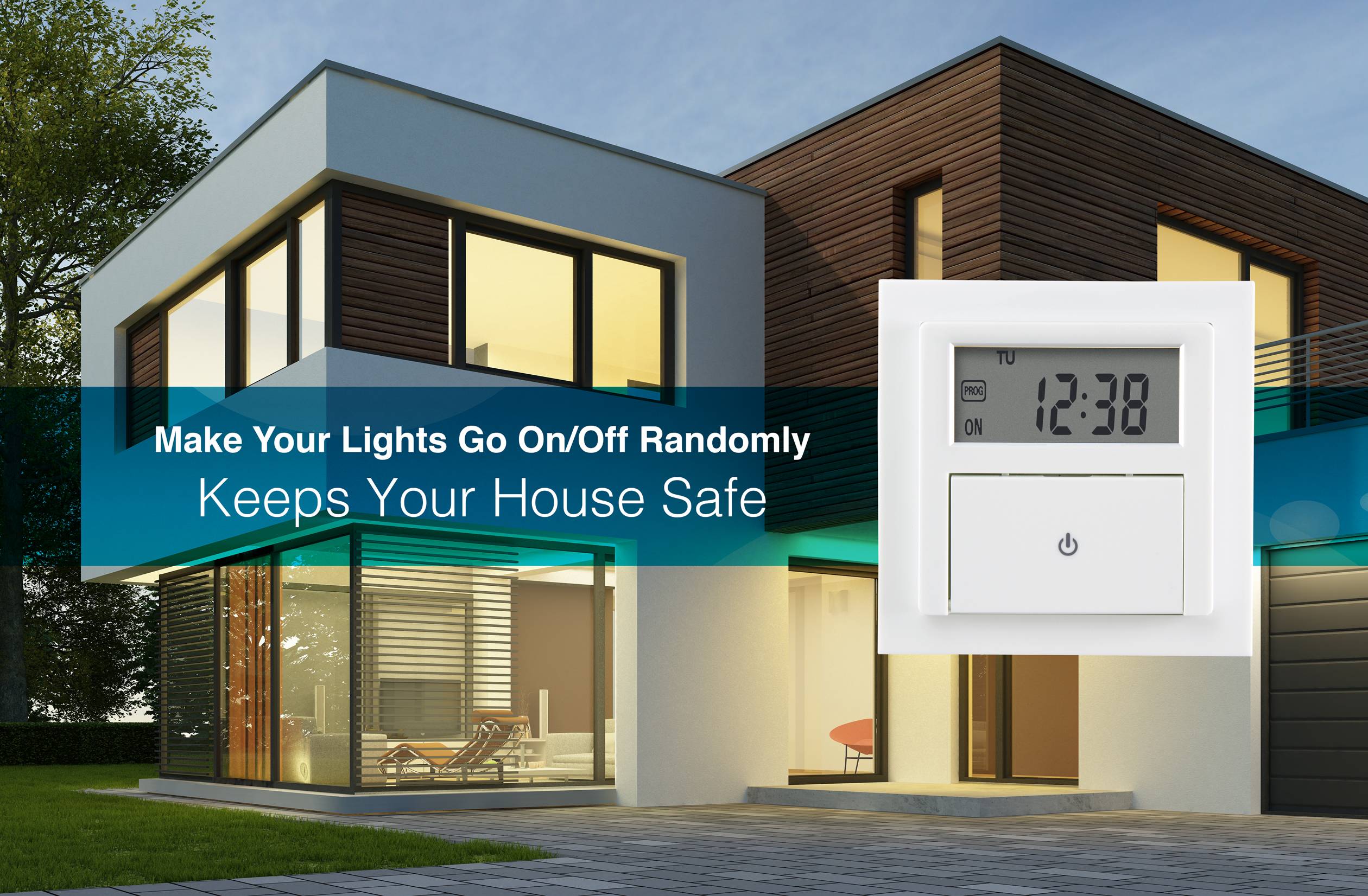 Sygonix SY-4504968 Unterputz-Timer digital Wochenprogramm 1800W Countdown-Funktion, inkl. Aufputzrahmen, START/STOPP-Funktion