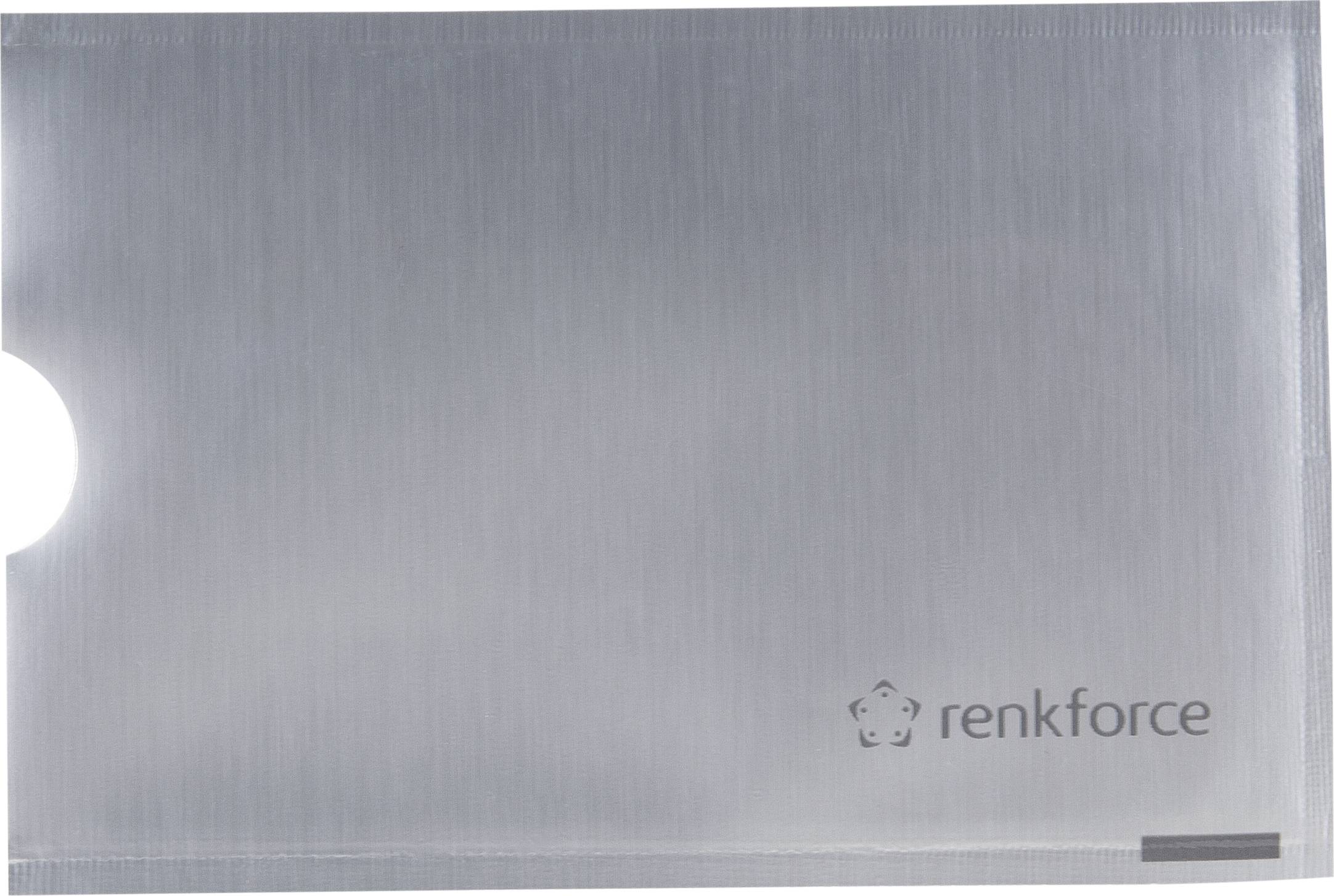 Renkforce RFID Ausweishülle, Schutzhülle RF-4504974 Transparent