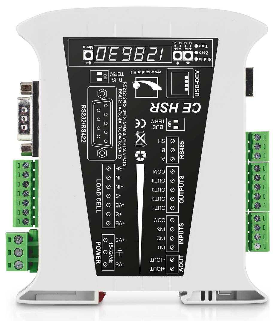 Kern CE HSR Kraftmessgerät Werksstandard (ohne Zertifikat)