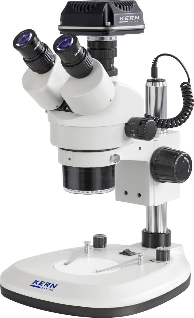Kern OZL 466C832 OZL 466C832 Stereomikroskop Trinokular 45 x Auflicht, Durchlicht