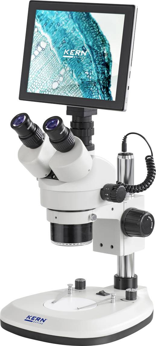 Kern OZL 466T241 OZL 466T241 Stereomikroskop Trinokular 45 x Auflicht, Durchlicht