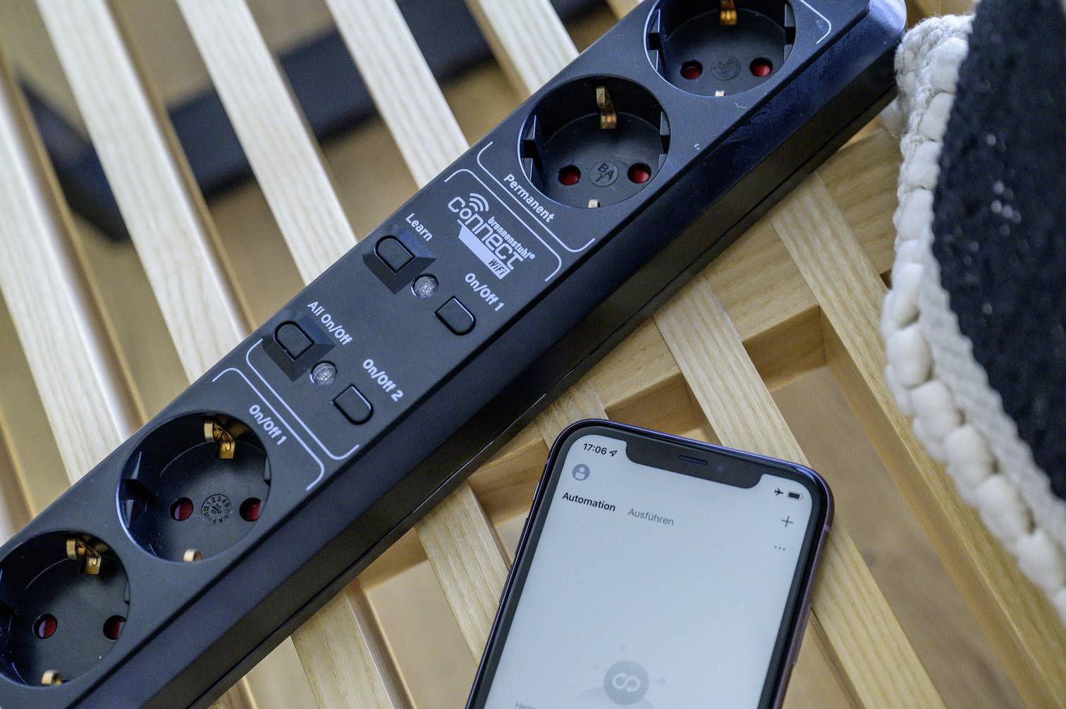 Brennenstuhl 1159760936 WiFi-Steckdosenleiste 6fach Schwarz Schutzkontakt 1 St.