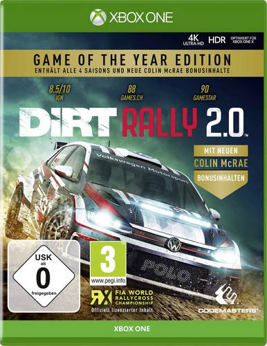 DiRT Rally 2.0 GOTY Xbox One USK: 0