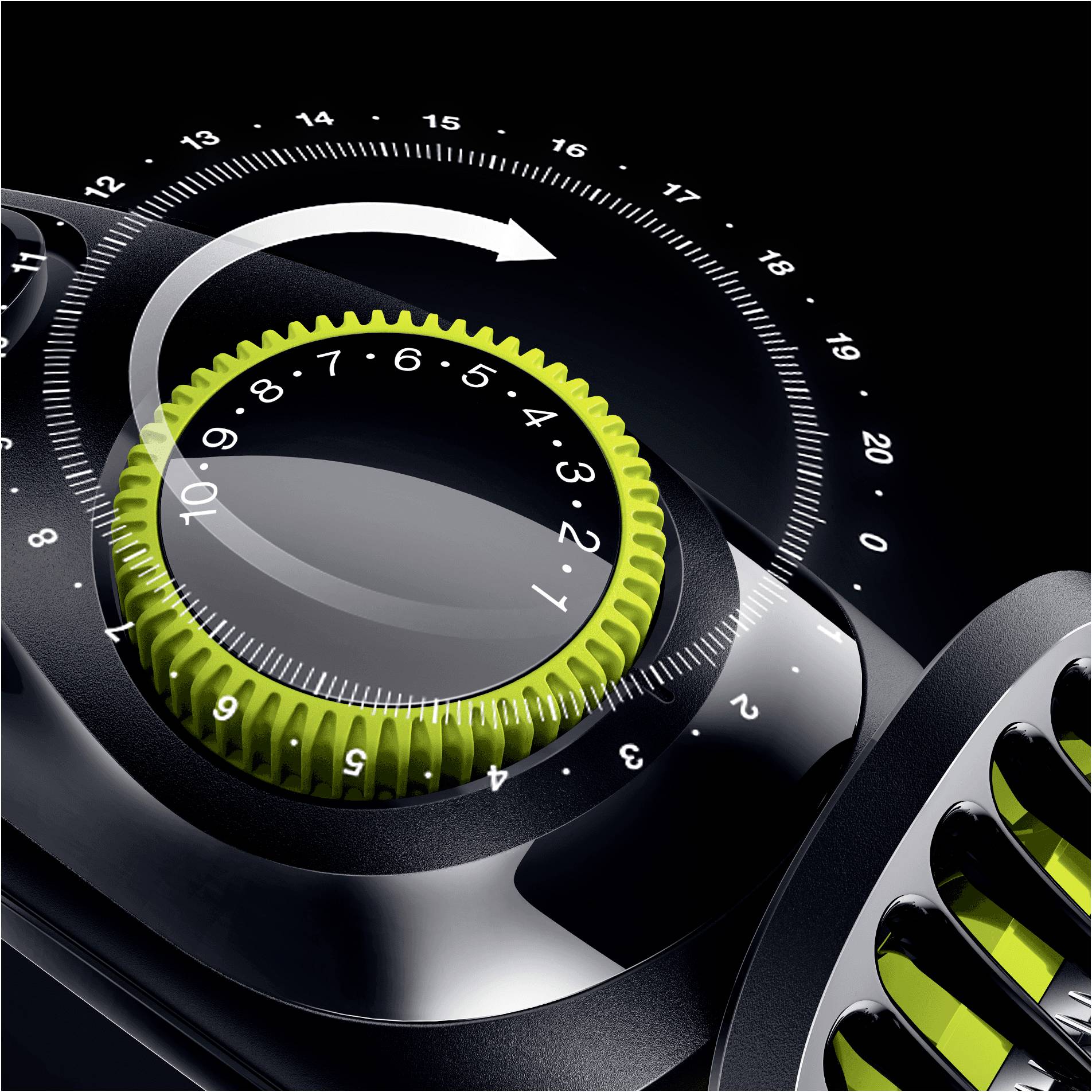 Braun BT3941 Nassrasierer Schwarz, Grün