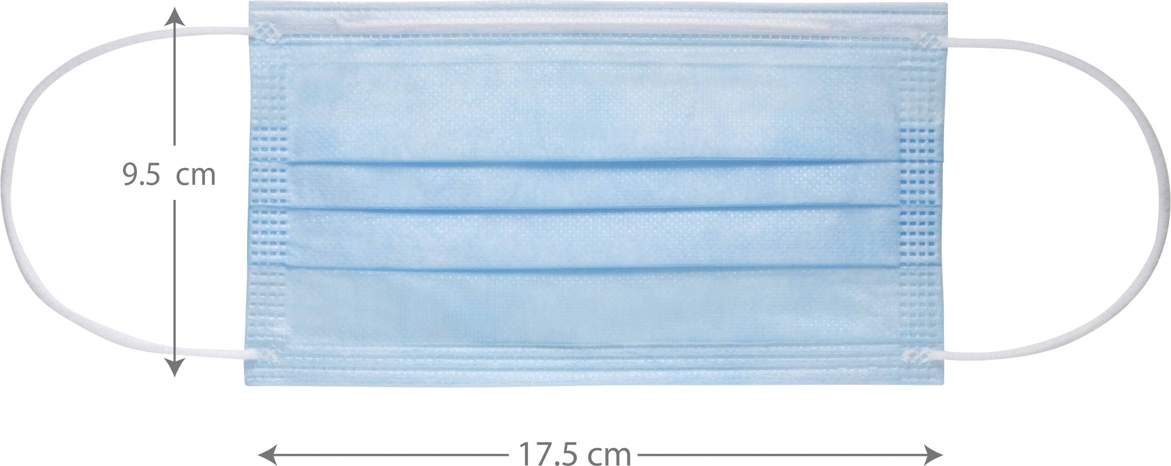 Mund-Nasen-Bedeckung Vlies 500 St. 3-lagig