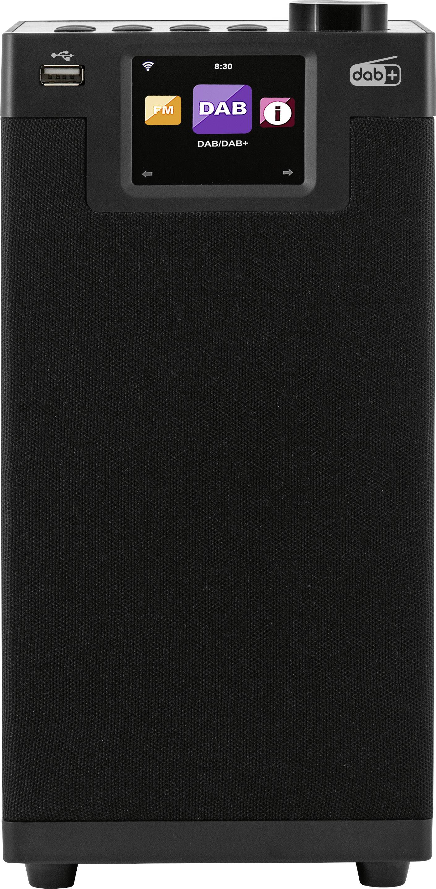 Imperial DABMAN i610schwarz Tischradio DAB+, DAB, Internet, UKW Bluetooth®, WLAN DLNA-fähig Schwarz