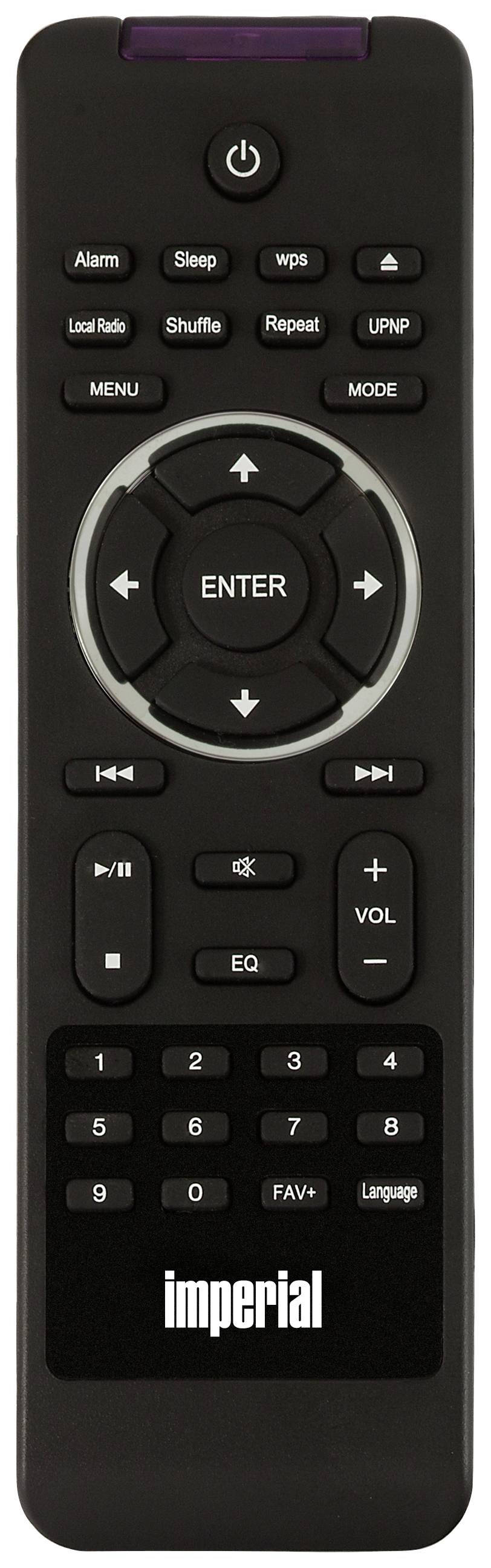 Imperial DABMAN i610schwarz Tischradio DAB+, DAB, Internet, UKW Bluetooth®, WLAN DLNA-fähig Schwarz